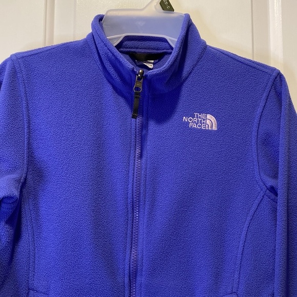 The North Face Fleece Blue and Purple Jacket size L 14/16 - Picture 3 of 4